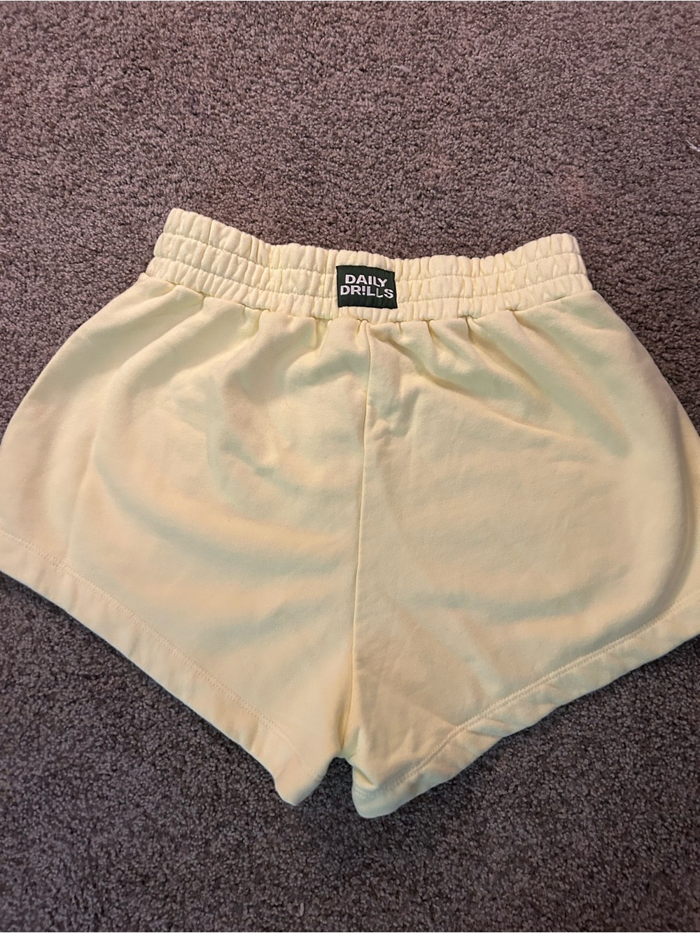 Daily Drills Women’s Yellow Shorts - Picture 2 of 4